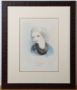 8473 マリー・ローランサン Marie Laurencin 「エミリー Emilie (ブロンテ姉妹)」 1930年 リトグラフ 71/115 額装 鉛筆直筆サイン 真作保証