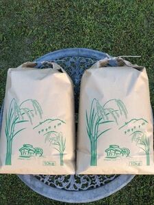 送料無料　令和5年度産　有機肥料　京都丹波産コシヒカリ　玄米２０Kｇ（10kg袋２個） （精米可） 美味しいお米　