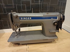 nn0202 010 SINGER シンガー 工業用ミシン 191 D300AA？ 中古 現状品 ミシン 裁縫 手芸 ハンドメイド レトロ アンティーク 手工芸