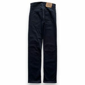 日本製 Levi's リーバイス 551 ストレート 5ポケット カラー デニム パンツ 551-39 コットン ツイル ジーンズ ボトム W24 L32 ブラック