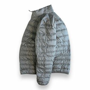 UNIQLO ユニクロ 311-180413 ウルトラ ライト ダウン ジャケット 軽量 ナイロン ジップアップ スタンドカラー インナーダウン L グレーの画像6