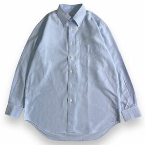 鎌倉シャツ Maker's Shirt 鎌倉 ボタンダウン 長袖 コットン オックスフォード シャツ L/S カジュアル トップス 16-32 1/2 41-83 ブルー