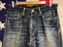 ★LEVI’S★リーバイス★505★00505-0587★レギュラーストレート★ジッパーフライ★三角ステッチ★デニムパンツ★ダークヴィンテージ★W32_画像5