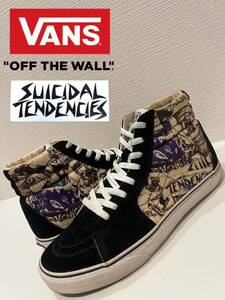 ★VANS×SUICIDAL TENDENCIES★SK8-HI★スケートハイ★ハイカットスニーカー★US9.5★27.5cm★バンズ×スイサイダルテンデンシーズ★