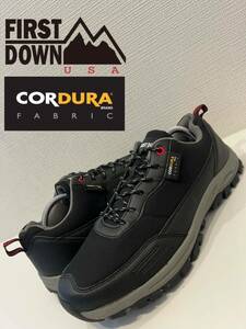 ★CORDURA★FIRST DOWN★ファーストダウン★コーデュラ★ハイキングシューズ★ローカットスニーカー★ブラック★黒★27.0cm★FDM00180★