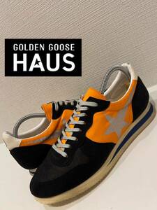 ★イタリア製★HAUS GOLDEN GOOSE DELUXE BRAND★ハウス★ゴールデングース★ナイロン×スエード★ローカットスニーカー★40★25.0cm相当★