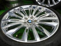 中古 ホイールタイヤ 4本 245/40R20 2021年製 8分山 BMW 7シリーズ G11 G12 純正 ラジアル タイヤ コンチネンタル DWS06+_画像4