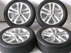 中古 ホイールタイヤ 4本 215/55R17 2021年製 8分山 ニッサン ジューク純正 ラジアル タイヤ ヨコハマ ブルーアース RV-02