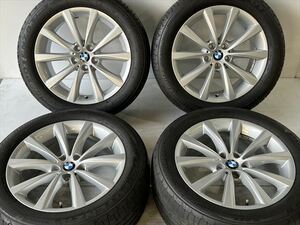 中古 ホイールタイヤ 4本 245/50R18 2016年製 4分山 BMW 7シリーズ F01純正 ラジアル タイヤ ブリヂストン ポテンザ S001