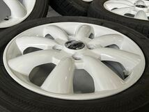 中古 ホイールタイヤ 4本 155/65R14 2015年製 5分山 ホットスタッフ ララパーム スタッドレス タイヤ ヨコハマ ice GUARD iG30_画像4