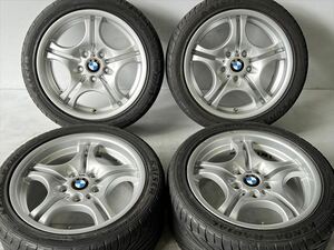 中古 ホイールタイヤ 4本 225/45R17 2017年製 5分山 BMW E46 Mスポーツ純正 ラジアル タイヤ ケンダ KR20