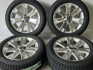 中古 ホイールタイヤ 4本 225/55R18 2023年製 ミツビシ デリカD5純正 スタッドレス タイヤ トーヨー トランパス TX