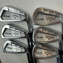 送料無料★Callaway RAZR X FORGED 5.6.7.8.9.PW 6本セット MODUS3 TOUR120 Sフレックス キャロウェイ アイアンセット 管理番号14406_画像1