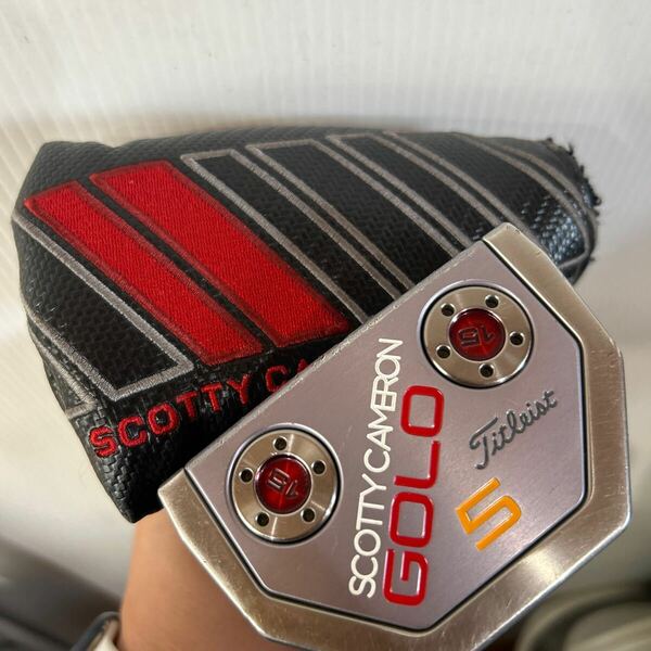 送料無料★左利き用★SCOTTY CAMERON GOLO5 34インチ スコッティキャメロン タイトリスト パター Titleist 管理番号14488