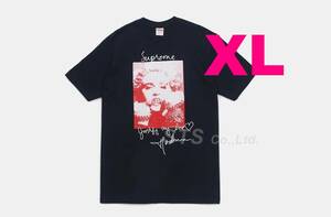 【￥100～美中古】Supreme 18/FW Madonna Tee Navy XL／マドンナT ネイビー 紺