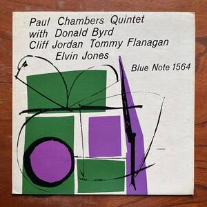 【US盤 モノラル 青白UA BLUE NOTE】PAUL CHAMBERS QUINTET WITH DONALD BYRD, CLIFF JORDAN, TOMMY FLANAGAN, ELVIN JONES / ブルーノート