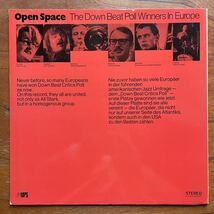 【難有り！独オリジナル盤 両溝 DG ユーロジャズ名盤】KARIN KROG,JOHN SURMANほか『OPEN SPACE - THE DOWN BEAT POLL WINNERS IN EUROPE』_画像2