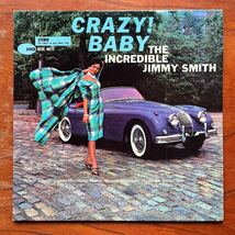 【US盤 青白UA 高音質ステレオ BLUE NOTE】JIMMY SMITH『CRAZY! BABY』ジミー・スミス/DONALD BAILEY/車＆SEXY美女の名ジャケ!ブルーノート_画像1