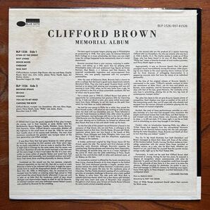 【US盤 青白LIBERTY 直輸入ライナー付き BLUE NOTE】CLIFFORD BROWN『MEMORIAL ALBUM』クリフォード・ブラウン/LOU DONALDSON/ブルーノートの画像2