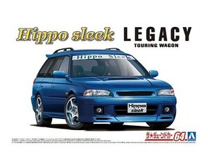 Aoshima Trinish Car № 64 1/24 Утечка бегемота BG5 Touring Touring Wagon '93 (Subaru)