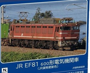 TOMIX 7180 JR EF81-600形電気機関車(JR貨物更新色)