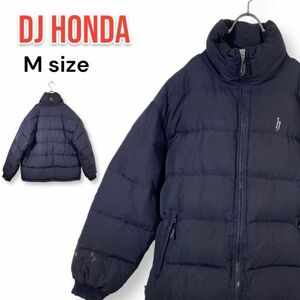 メンズ ヴィンテージ 90s dj honda ディージェイホンダ ダウンジャケット M ブラック 黒 ボリュームダウン