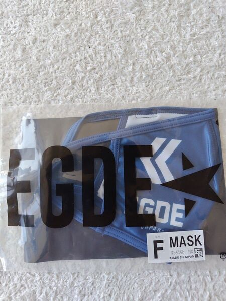 EGDE マスク ブルー系 ビッグロゴ入り フリーサイズ 新品・未使用・ケース付き/ TOOT GMW PPG C-IN2