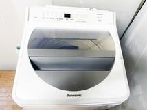 ★地域限定送料無料★2019年製★極上超美品 中古★Panasonic 10㎏ パワフル立体水流★ビッグサークル投入口！洗濯機【NA-FA100H7-W】D3DI_画像2