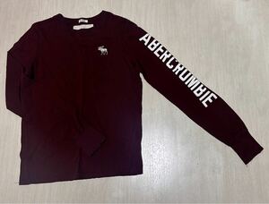 アバクロンビー &フィッチ 長袖Tシャツ abercrombie&fitch S 