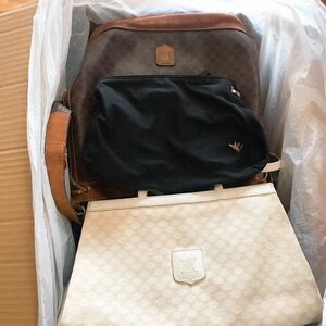 1円【17点】CELINE セリーヌ FENDI フェンディ Burberry バーバリー BOTTEGA ボッテガ COACH コーチ 他 ブランド バッグ bag 鞄 ジャンク