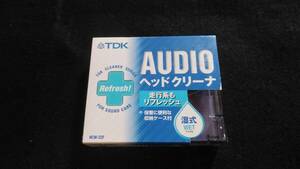 （送料無料）未使用新品　ＴＤＫ　カセットデッキ用　カセット型　湿式ヘッドクリーナー　クリーニングテープ　カセットテープ