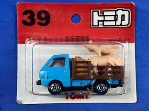 T-163 トミカ ミニカー 希少 39 スズキ キャリィ 家畜運搬車 ブリスターパック 廃盤