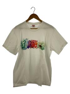 Supreme◆23ss/Watercolor Tee/Tシャツ/L/コットン/WHT