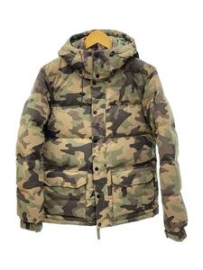 Columbia◆ROCKFALL DOWN JACKET_ロックフォールダウンジャケット/M/ナイロン/KHK/カモフラ