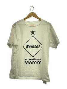 F.C.R.B.(F.C.Real Bristol)◆Tシャツ/M/コットン/WHT/fcrb-190068