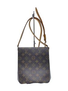 LOUIS VUITTON◆ミュゼット・サルサ_モノグラム・キャンバス_ロングショルダー_BRW/PVC/BRW