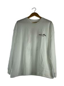 United Athle◆長袖Tシャツ/M/コットン/WHT/プリント