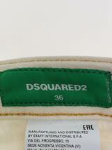 DSQUARED2◆ボトム/36/コットン/クリーム/S30811/ディースクエアード_画像5