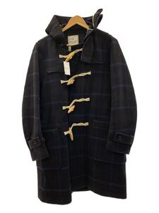 Черный и синий ◆ Duffel Coat/2/шерсть/nvy/check/119c02