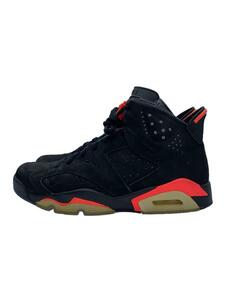 NIKE◆AIR JORDAN 6 RETRO/エアジョーダンレトロ/ブラック/384664-023/27.5cm/BLK