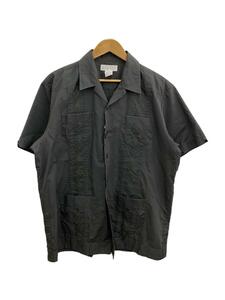 romani/キューバシャツ/半袖シャツ/L/ポリエステル/グレー
