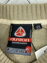 BURTON◆セーター(厚手)/XS/アクリル/BEG/無地_画像3