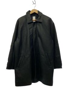 コート/L/牛革/BLK/レザーコート