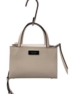 kate spade new york◆SAM ICON/2WAYショルダーバッグ/レザー/WHT/KB163