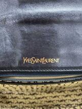 YVES SAINT LAURENT◆ショルダーバッグ/レザー/BLK_画像5