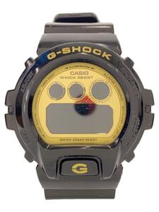 CASIO◆クォーツ腕時計・G-SHOCK/デジタル/ラバー/ブラック/ブラック/DW-6900CB-1JF