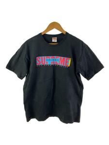 Supreme◆22SS/All Over Tee/Tシャツ/M/コットン/BLK