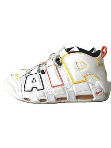 NIKE◆AIR MORE UPTEMPO_エア モア アップテンポ/29cm/WHT/フェイクレザー