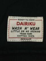 DAIRIKU◆Tシャツ/ONE SIZE/コットン/BLK/DAD_画像4