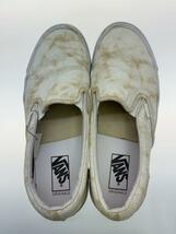 VANS◆OG CLASSIC SLIPON DISTRESS/ローカットスニーカー/28cm/WHT/507452/_画像3